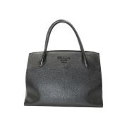 Pre-owned Leather prada-bags Prada Vintage , Black , Dames