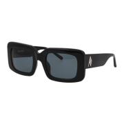 Stijlvolle Jorja Zonnebril voor de Zomer The Attico , Black , Dames