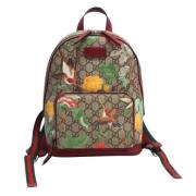 Pre-owned Canvas backpacks Gucci Vintage , Multicolor , Dames