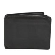 Pre-owned Leather wallets Louis Vuitton Vintage , Black , Heren