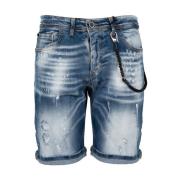 Vintage Denim Shorts Xagon Man , Blue , Heren