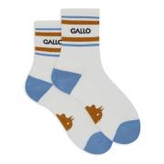 Italiaanse katoenen terry sokken Gallo , White , Unisex