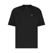 Zwart T-shirt Aeden , Black , Heren