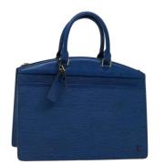 Pre-owned Leather louis-vuitton-bags Louis Vuitton Vintage , Blue , Da...