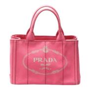 Pre-owned Canvas totes Prada Vintage , Pink , Dames