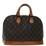 Pre-owned Canvas louis-vuitton-bags Louis Vuitton Vintage , Brown , Da...