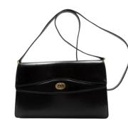 Pre-owned Leather gucci-bags Gucci Vintage , Black , Dames