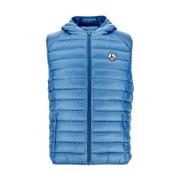 Mouwloos gewatteerd vest met capuchon - Blauw Jott , Blue , Heren