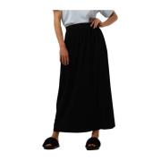 Maxi Rok Zwart Penn&Ink N.Y , Black , Dames