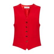 Vest Zuai Max Mara , Red , Dames