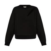 Zwarte Sweater Collectie Alexander McQueen , Black , Dames