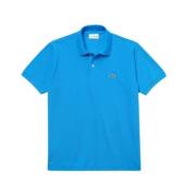 Korte Mouw Piqué Polo Shirt Lacoste , Blue , Heren