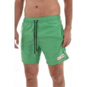 Groene Logo Print Zwembroek Cavalli Class , Green , Heren