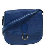 Pre-owned Leather louis-vuitton-bags Louis Vuitton Vintage , Blue , Da...