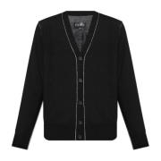 V-hals Cardigan MM6 Maison Margiela , Black , Heren