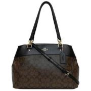 Pre-owned Canvas totes Coach Pre-owned , Black , Dames