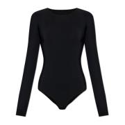 Lange mouw bodysuit MM6 Maison Margiela , Black , Dames