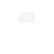 Witte Shorts met Grote Voorzakken Max Mara , White , Dames