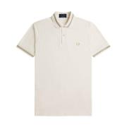 Single Tipped Polo Shirt Ecru/Beige Fred Perry , Beige , Heren