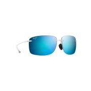 Transparante Frame Zonnebril Maui Jim , White , Unisex