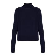 Trui met logo Victoria Beckham , Blue , Dames