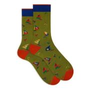 Italiaanse korte sokken met windsurf-elementen Gallo , Multicolor , Da...