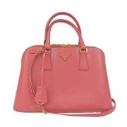 Pre-owned Leather shoulder-bags Prada Vintage , Pink , Dames