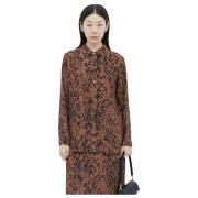 Luipaardprint Juliette Shirt A.p.c. , Brown , Dames