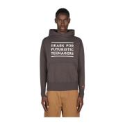 Tekst Print Hoodie Sweater Human Made , Black , Heren