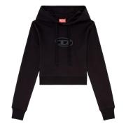 Slimmy Hood Felpa Sweatshirt Diesel , Black , Dames