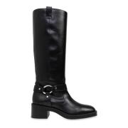 Leren laarzen Jax Stuart Weitzman , Black , Dames