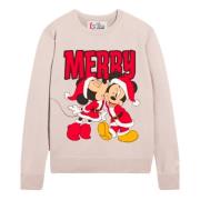 Mickey Minnie Sweater Crème Multicolor MC2 Saint Barth , Beige , Dames