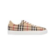 Cotton sneakers Burberry , Beige , Dames