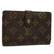 Pre-owned Canvas wallets Louis Vuitton Vintage , Brown , Dames