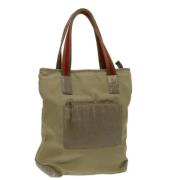 Pre-owned Canvas totes Gucci Vintage , Green , Dames