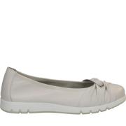 Witte Gesloten Ballerina's Caprice , White , Dames