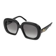Stijlvolle zonnebril Lw40113U Loewe , Black , Unisex