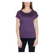 Pure Noos Dames T-Shirt Lente/Zomer Vila , Purple , Dames