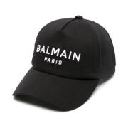 Zwarte hoeden en petten voor mannen Balmain , Black , Heren
