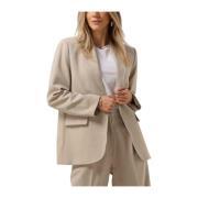 Beige Michelle Blazer Stijlvolle Damesjas Moss Copenhagen , Beige , Da...