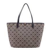 Beige Schoudertas met Ritssluiting Tory Burch , Multicolor , Dames