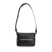 Camera Pouch Mono Herfst/Winter Calvin Klein Jeans , Black , Dames