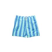 Stripes Pop Swimshorts MC2 Saint Barth , Blue , Heren