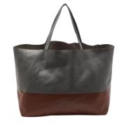 Pre-owned Leather celine-bags Celine Vintage , Gray , Dames