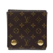 Pre-owned Canvas wallets Louis Vuitton Vintage , Brown , Dames