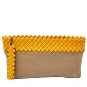 Pre-owned Leather clutches Bottega Veneta Vintage , Multicolor , Dames