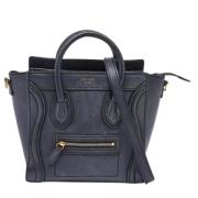 Pre-owned Leather celine-bags Celine Vintage , Black , Dames