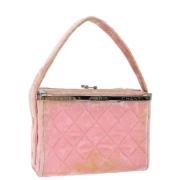 Pre-owned Fabric handbags Chanel Vintage , Pink , Dames