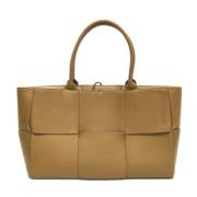 Pre-owned Leather totes Bottega Veneta Vintage , Brown , Dames