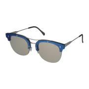 Ivoor Zonnebril Strada Stijl Retrosuperfuture , Blue , Unisex